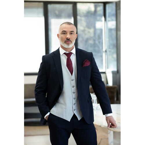 Male posed wearing suit