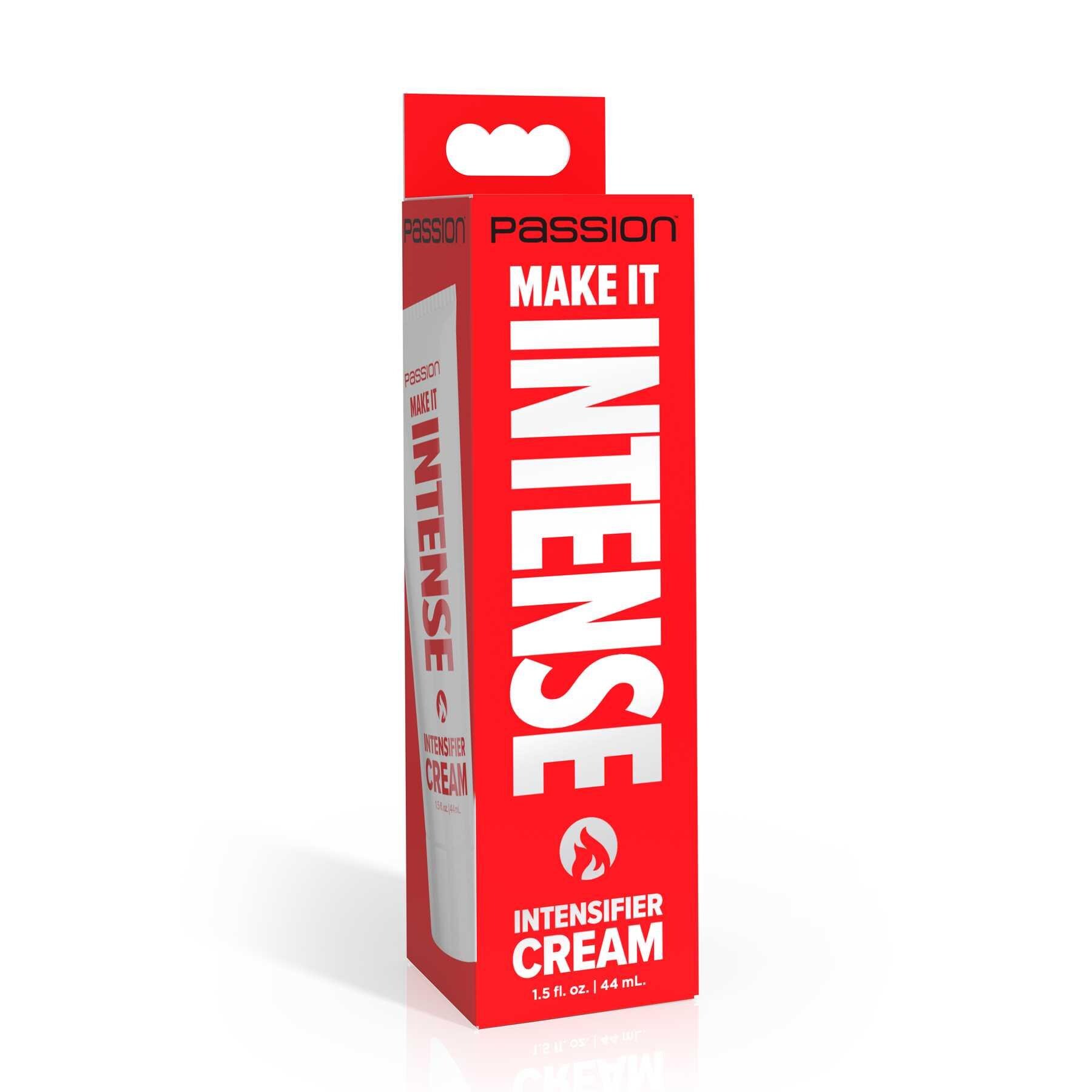 Passion Lubricants Make it Intense Intensifier Cream package