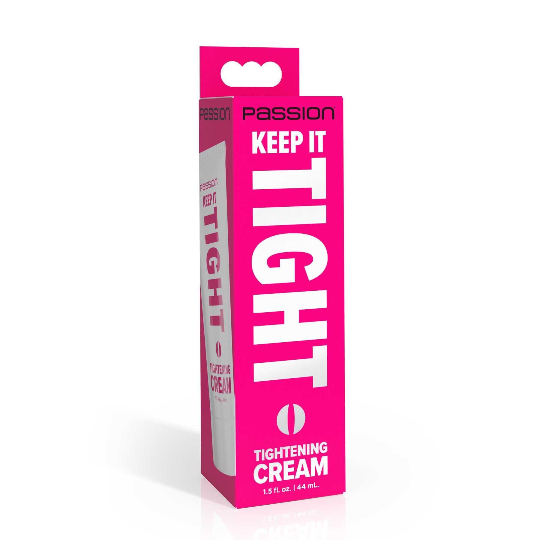 Passion Lubricants Keep it Tight Tightening Cream package