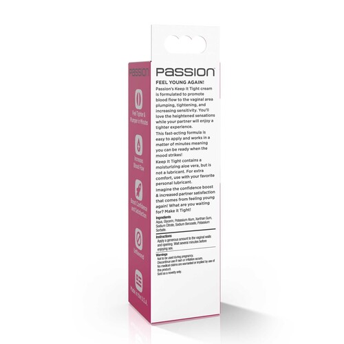 Passion Lubricants Keep it Tight Tightening Cream